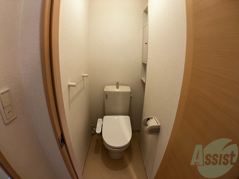 トイレ　トイレはウォシュレット機能付き。シャワートイレは日本の宝。