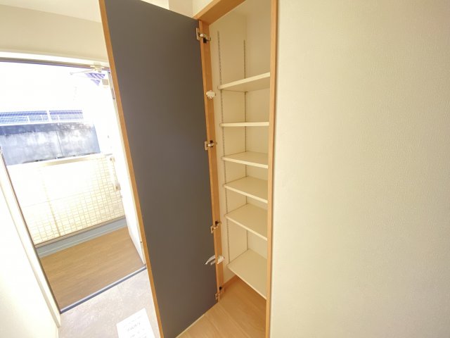 収納　大きなスペースがあり、収納には困りません