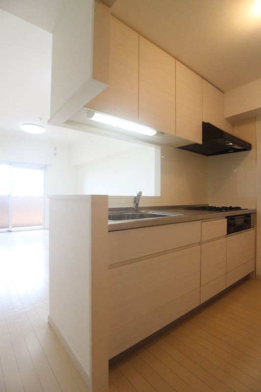 キッチン　人気のカウンターキッチンでお料理も楽しい