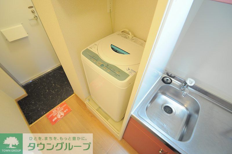 洗面設備　洗濯機置き場