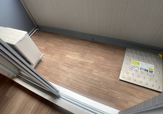 バルコニー　落ち着いた時間を過ごせるバルコニーです