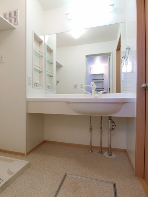 洗面設備　図面と現状に相違がある場合には現状を優先