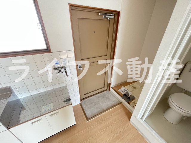 玄関　明るい玄関です