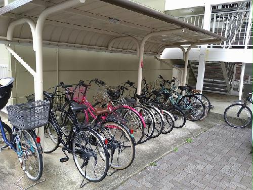 その他共有部分　駐輪場　原付＆自転車のみ駐輪可能