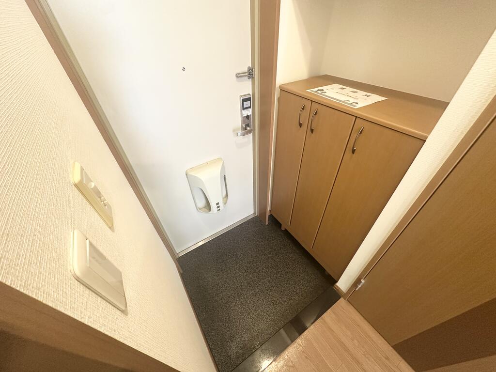 玄関　※同タイプ、別号室の写真です。