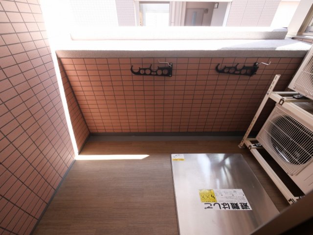 バルコニー　落ち着いた時間を過ごせるバルコニーです