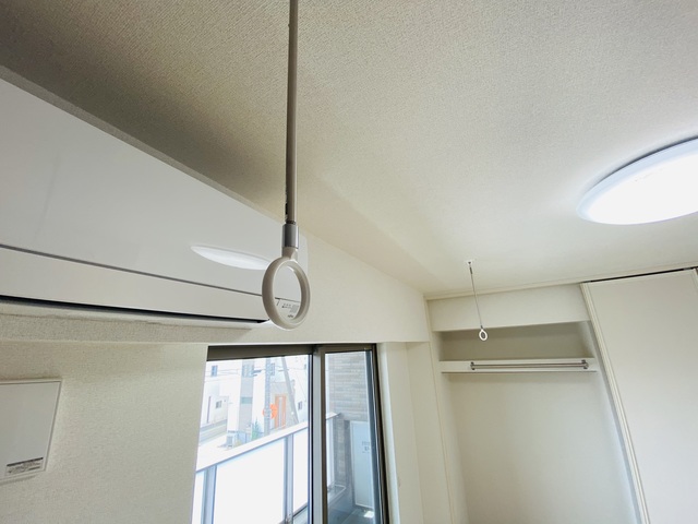 その他設備　室内物干し