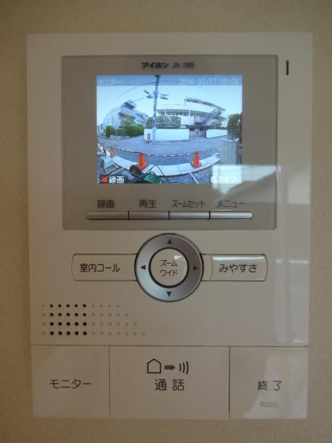 セキュリティ　?カメラ付きインターホン