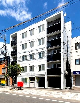 建物外観　都市ガス・Ｗｉ－Ｆｉ付きネット無料導入のマンションです♪