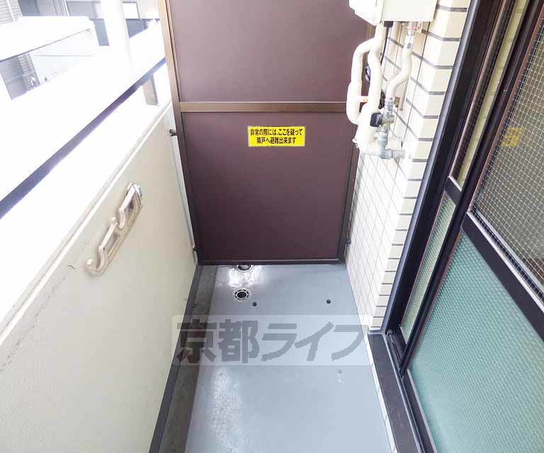 バルコニー　広々としています