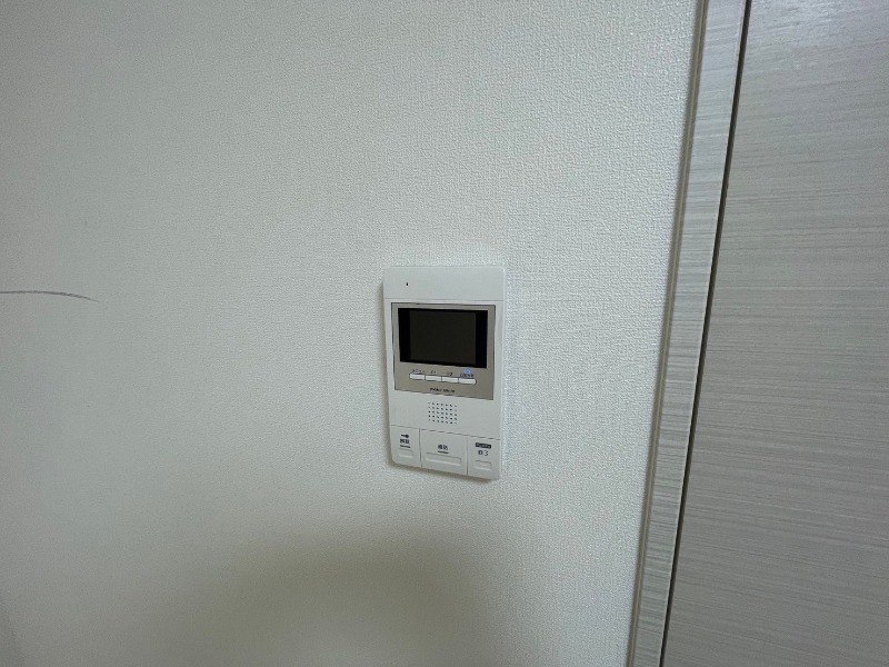 セキュリティ　インターホンで来客確認ができます。安心ですね。
