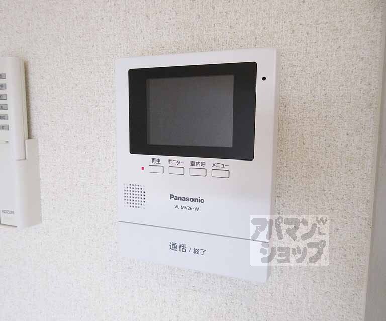 セキュリティ　モニター付きインターホン・