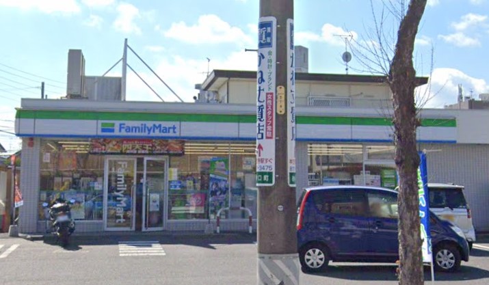 コンビニ　ファミリーマート 新赤坪店（コンビニ）まで1354m