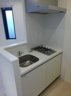 キッチン　人気の対面！便利な2口ガスコンロ！