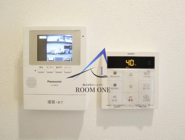 セキュリティ　モニター付きインターホンです。