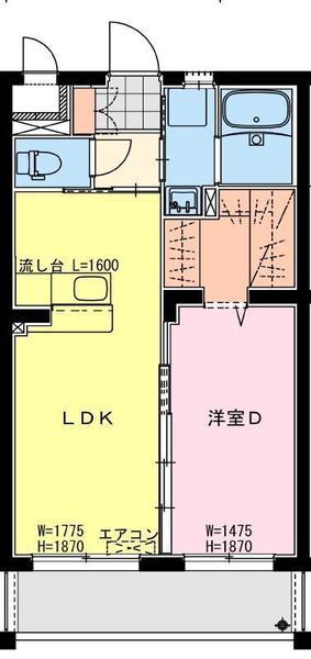 ヒカオオリエントマンション北館の間取り写真