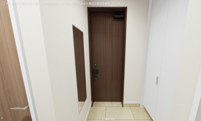 玄関　参考用のＣＧパースです