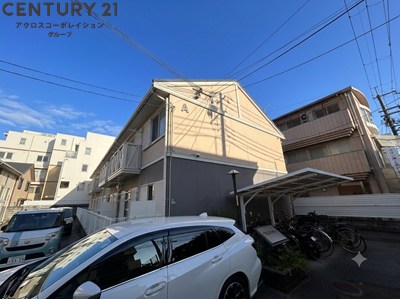建物外観　防犯カメラ付きでセキュリティ安心です！