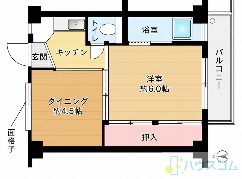 ビレッジハウス高田の間取り写真