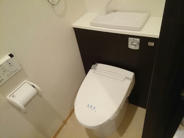 近鉄大阪線 近鉄八尾駅 徒歩8分 8階建 築13年のトイレ写真