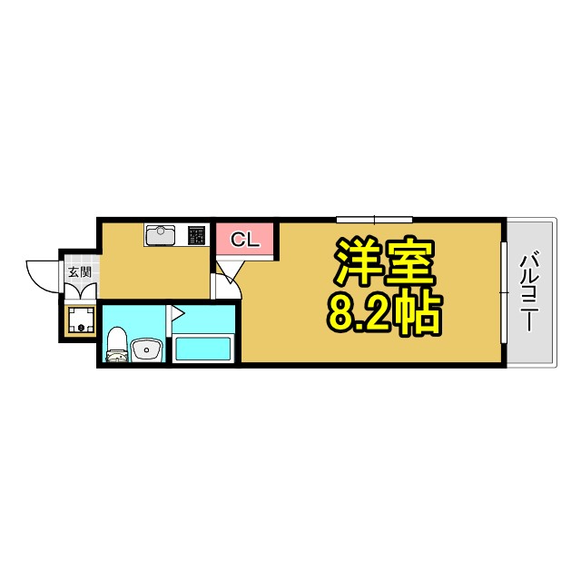 ディナスティ都島北通の間取り写真