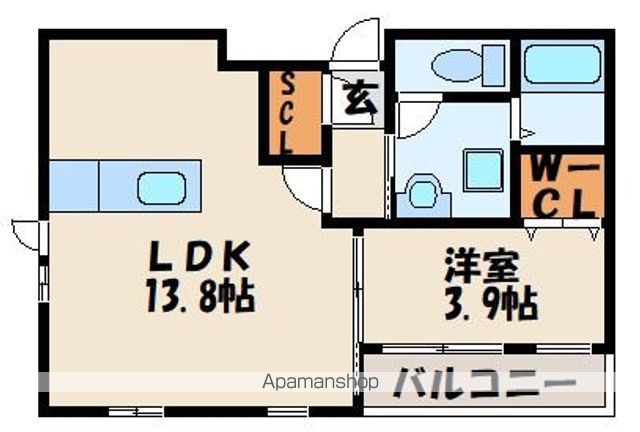 Soleil Koga 旧パースペクティブ古賀マテリアの間取り写真
