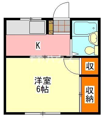コーポ三山の間取り写真