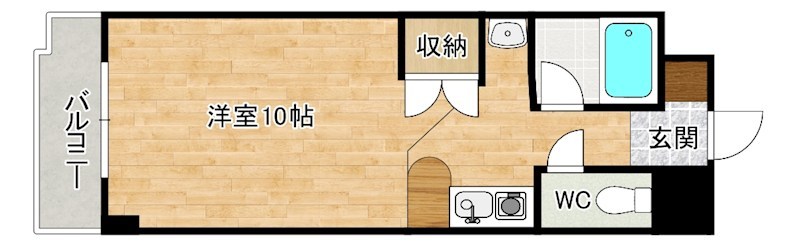 ベルガ清水の間取り写真