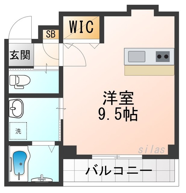 ＪＲ東海道本線 西宮駅 徒歩5分 6階建 築7年の間取り写真