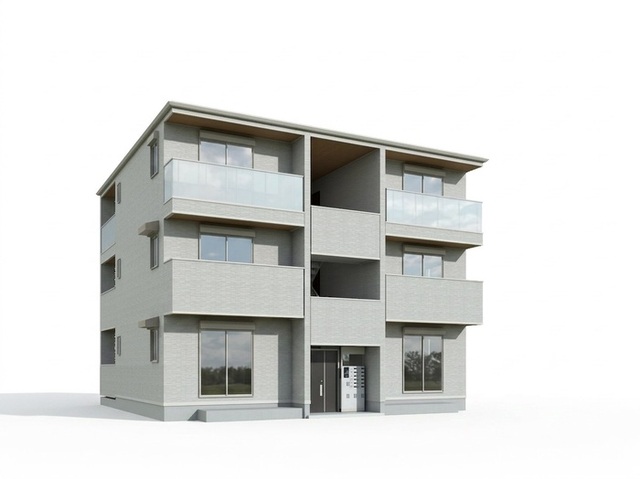 建物外観　※完成予想図につき、実物とは多少異なる場合があります。