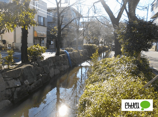公園　八か村落し親水緑道（公園）まで203m