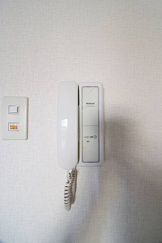 セキュリティ　来客時はこちらで確認できます。