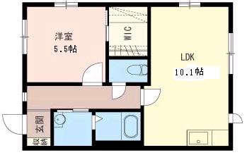 キャステル三里塚の間取り