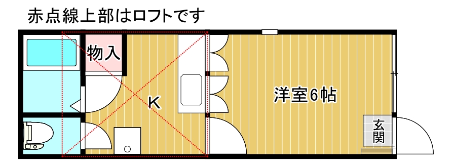 シャレー入船の間取り