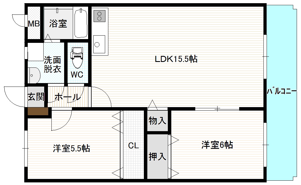 アロム藤の間取り