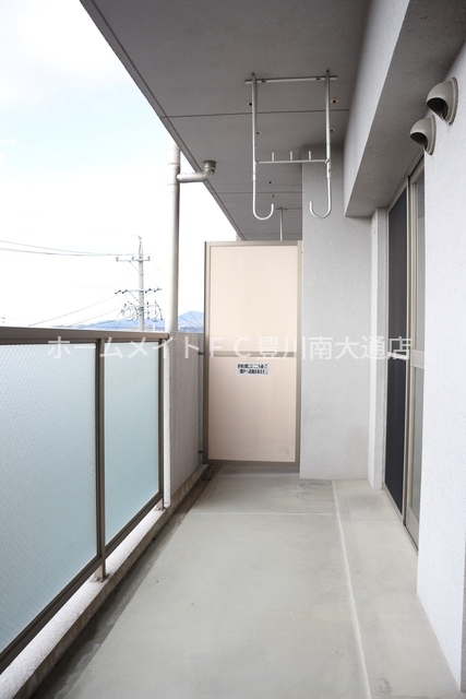 バルコニー　同型別部屋