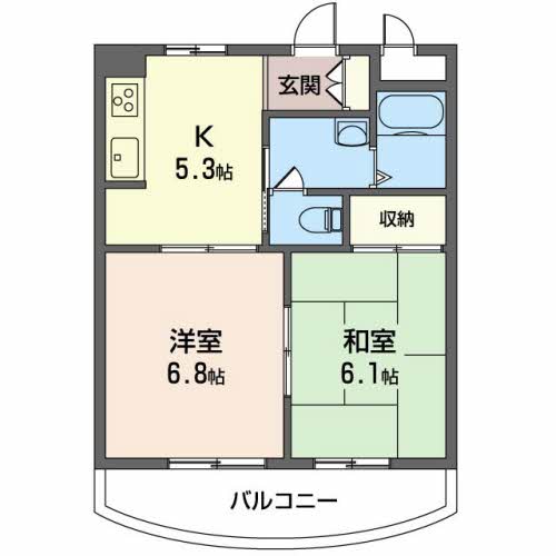 アービス向陽台の間取り