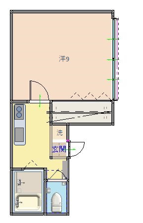 飛鳥ハイツの間取り