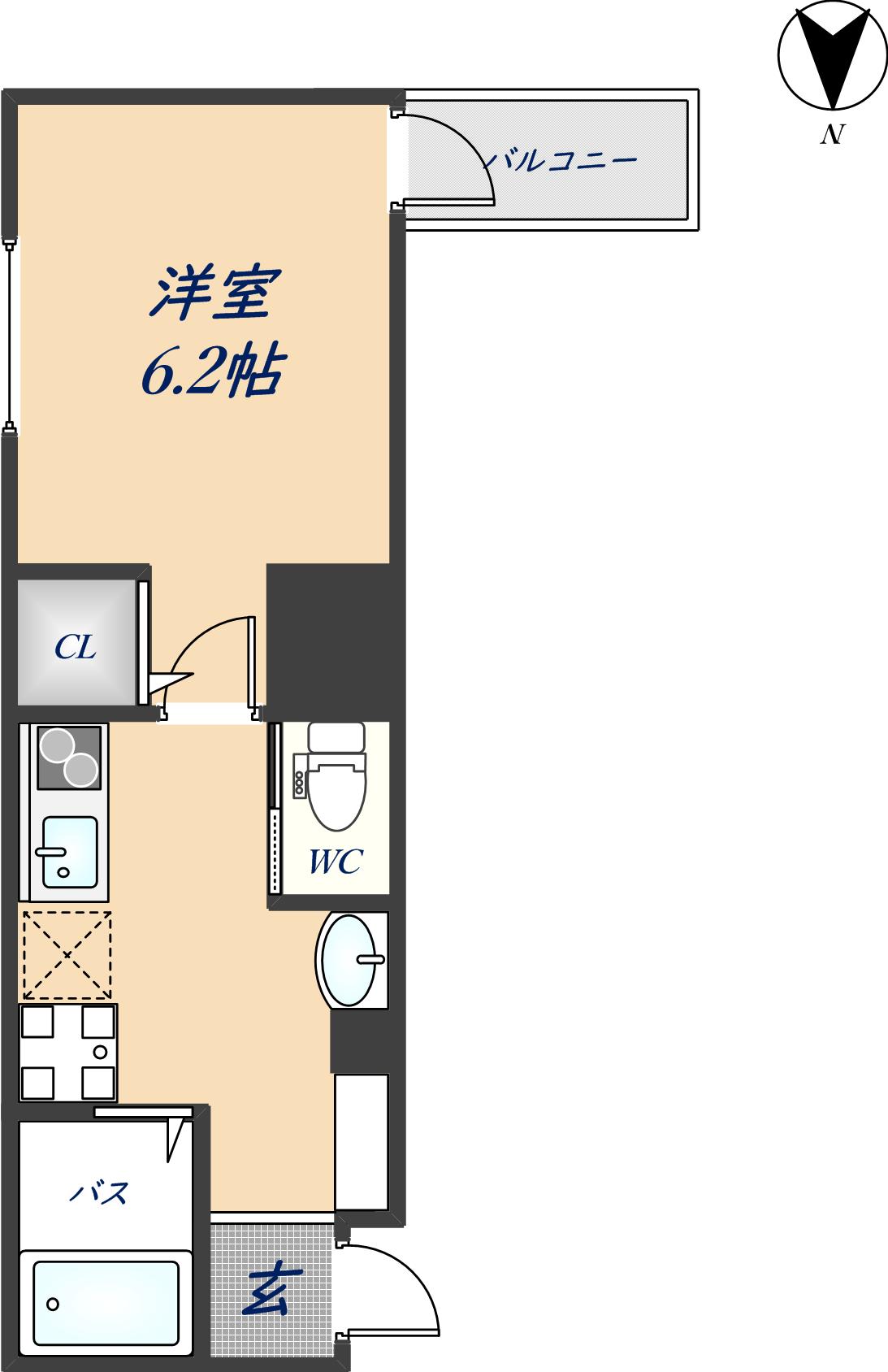 (仮称)東大阪市御幸町PJの間取り