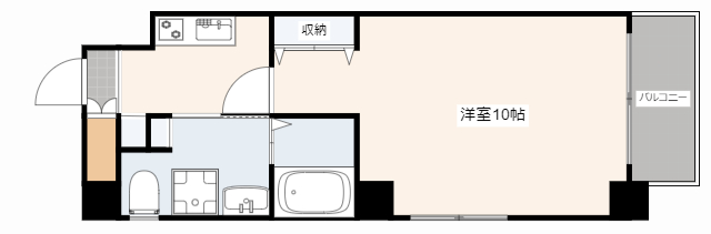 パレグレース十日市の間取り