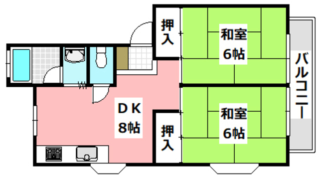 星見三和ハイツの間取り