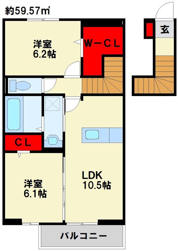 ラシュレ雅の間取り