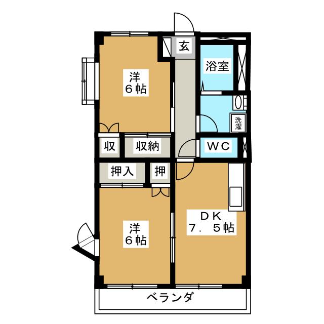 コスモタウンＮＩＳＳＩＮの間取り