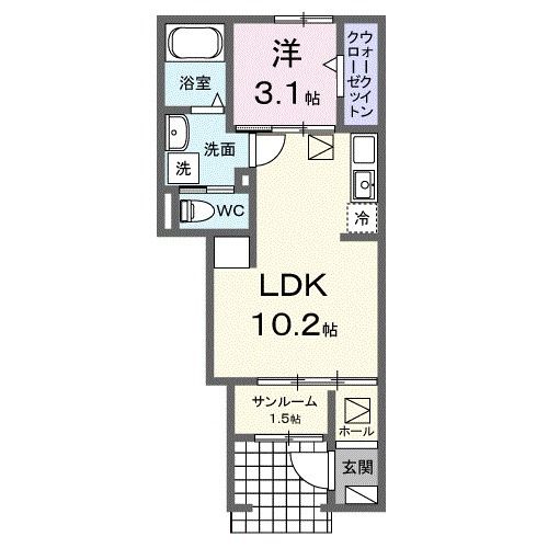 仮）東鳥生町４丁目アパートの間取り