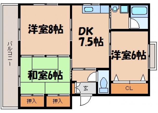 メゾン森川の間取り