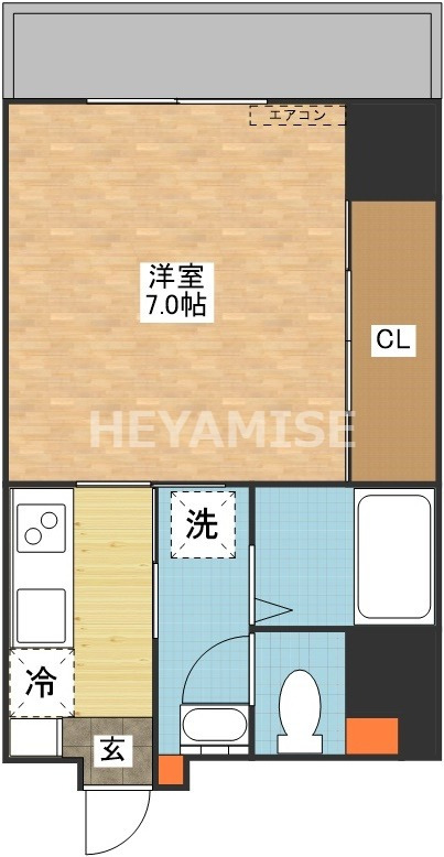 シャムロック城山の間取り