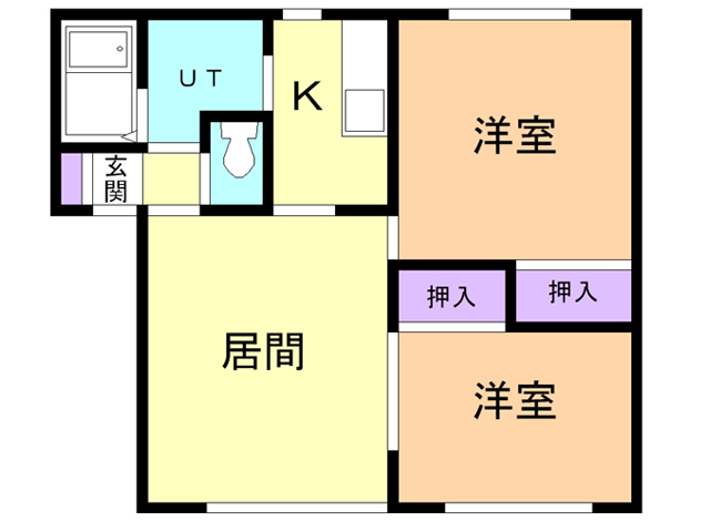 Ｍ＆Ｍコート富岡の間取り