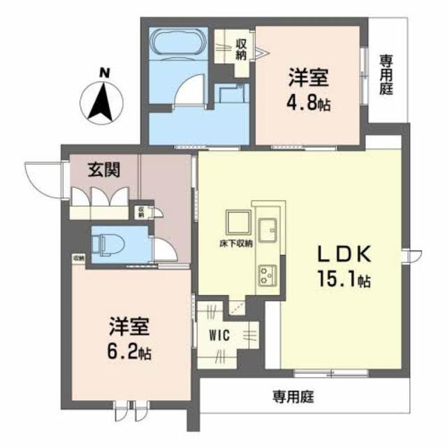 シャーメゾン　セレジェイラの間取り