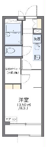 レオパレスボニータドイスの間取り