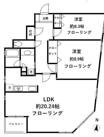 【Bell-ageOtowa 　の間取り】